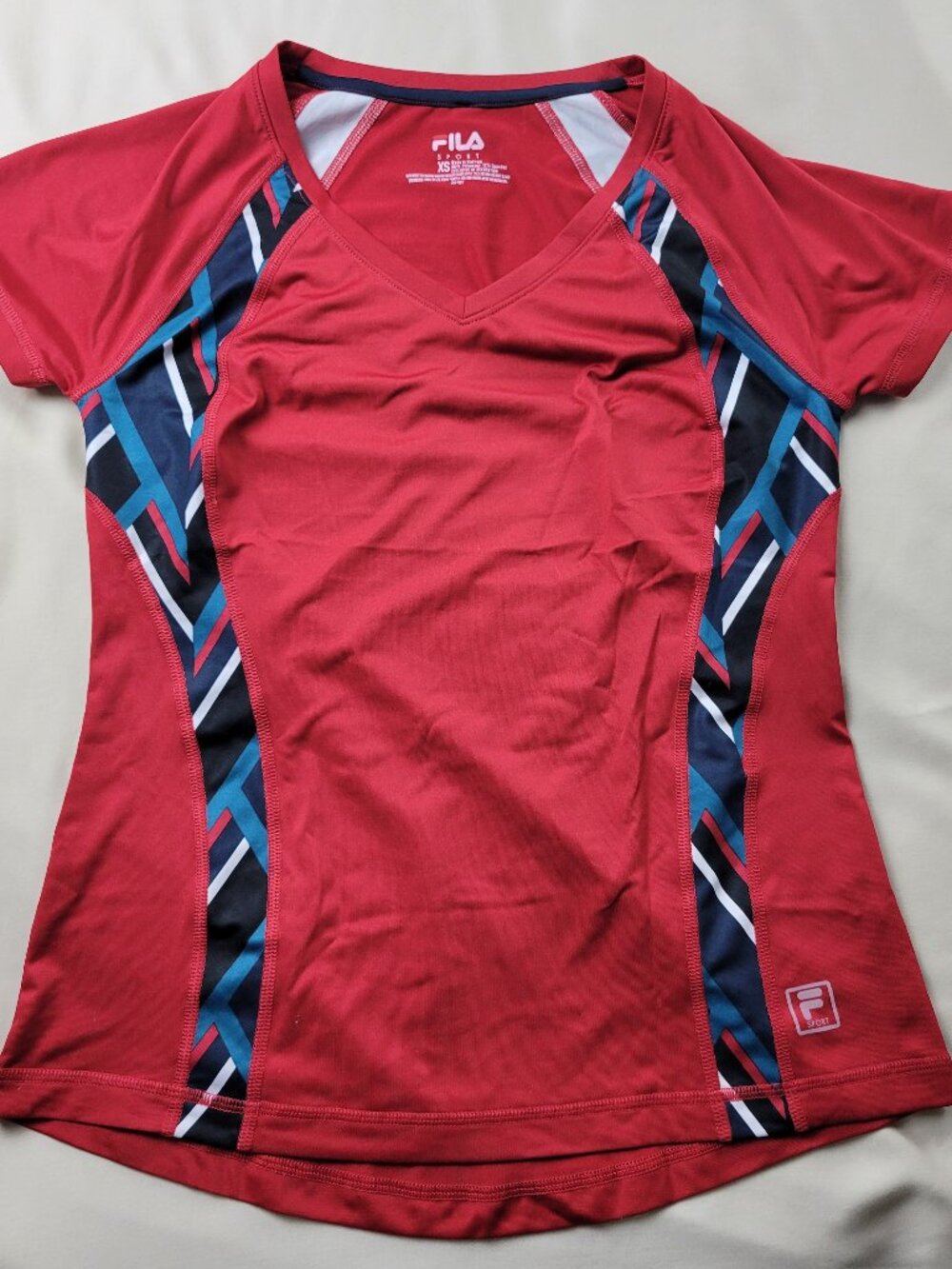 FILA Red Workout Top